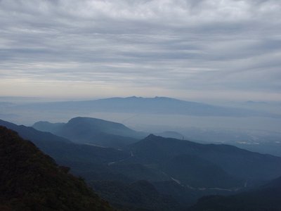 諫早湾と多良岳