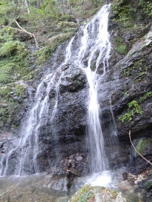 やっぱり登れそうにないすだれ滝