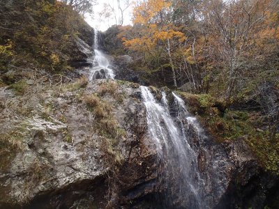 コウセ滝の上「二段滝」