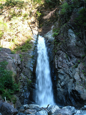 真砂谷下部廊下第一の滝