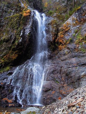 七万石滝、最下段。