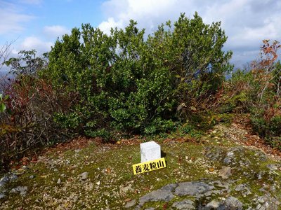 P1000058.JPG (408.79 KiB) 閲覧された回数 8991 回 蕎麦粒山頂は小さな広場になっていて三等三角点がある