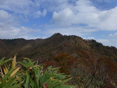 P1000047.JPG (171.88 KiB) 閲覧された回数 8991 回 蕎麦粒山への登り返しから小蕎麦粒山を振り返る