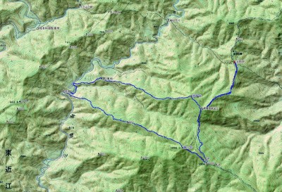 地図.jpg (371.19 KiB) 閲覧された回数 3755 回 本日歩いたGPS軌跡図