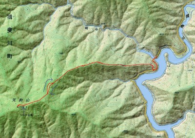 天狗岳ルート図