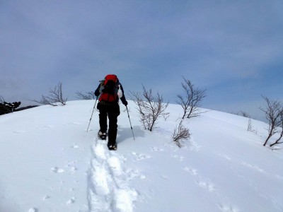 展望ピークに駆け上る