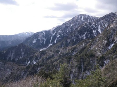 御在所岳と割谷ノ頭