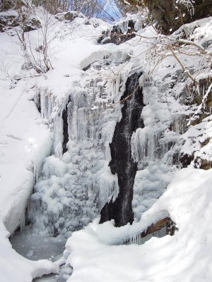 左俣、最後の段瀑