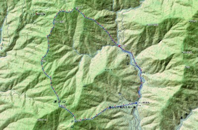 湧谷山・丁字山周回コース