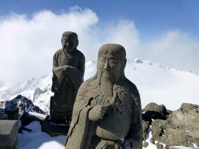 さぶいのによう登ってきなさったなぁ