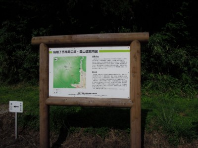 駐車地にある案内板