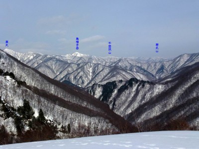 展望ピークからの眺望