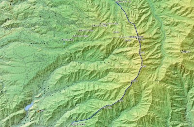 鷲ヶ岳～白尾山縦走ルート