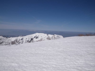 白倉岳が見えてきた