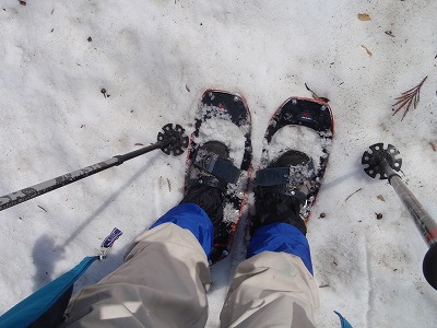 今季初スノ―シュー