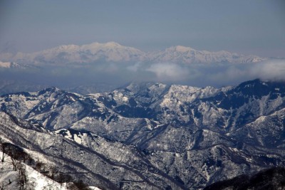 白山のズームアップ