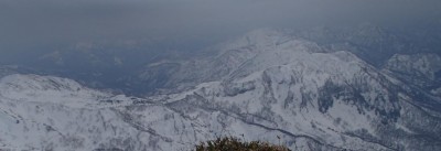 銚子から願教寺、薙刀･野伏への稜線