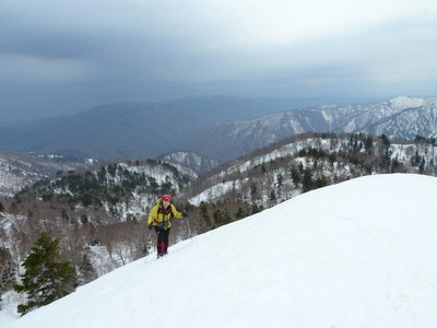 籾糠山最後の登り