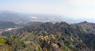 錫杖ヶ岳から小雀の頭方向