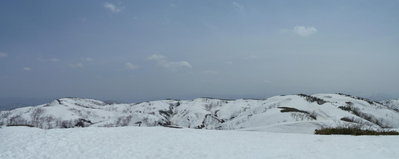 奥金剛の大雪原
