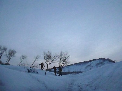 出発するkitaさんチーム