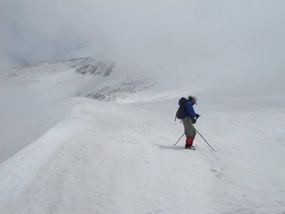 時々ホワイトアウトにもなります