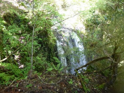 藤川谷最大の１０ｍ滝