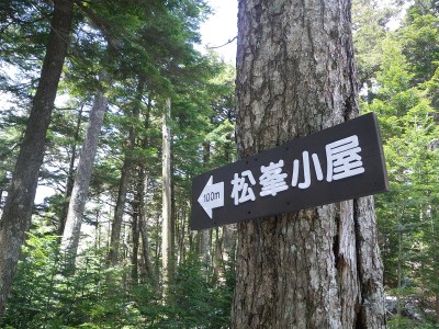 松峯小屋分岐