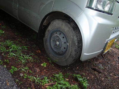 なんとかタイヤ交換