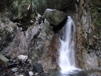 チョックストーンの滝