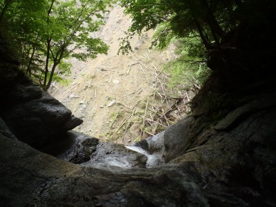 今日の女滝落ち口からの眺め