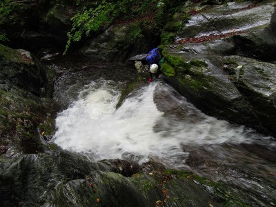 先週敗退の木屋谷、すでに濁流中です(^^;