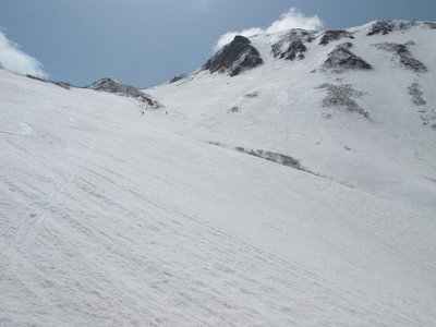 影火打への登り