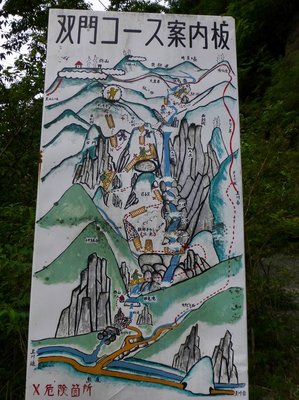 このアニメ調の案内図がおもしろい！