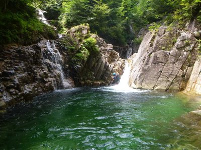 三俣手前の大釜