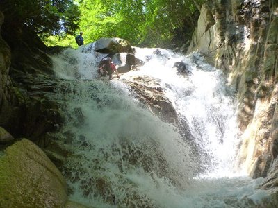 迫力の割には簡単な滝