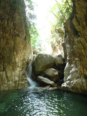 谷尻谷出合の滝