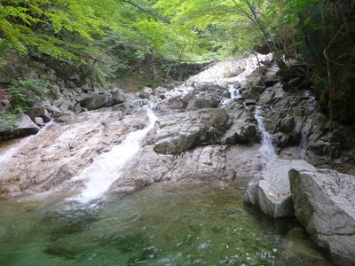 赤木沢に似た斜滝