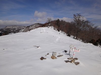 P 1411.0 m 三角点周辺