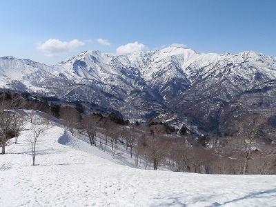 丸山から三ノ峰～別山