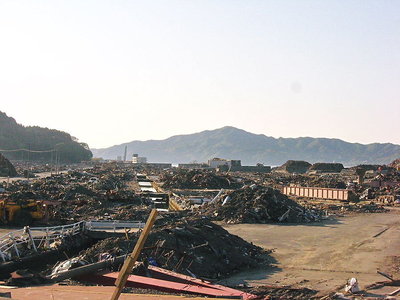 〇 大槌町は完全に破壊されてる、人はいない