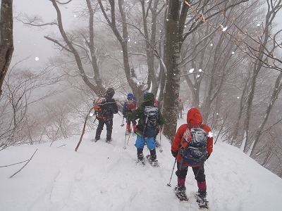 快適に稜線シュー散歩