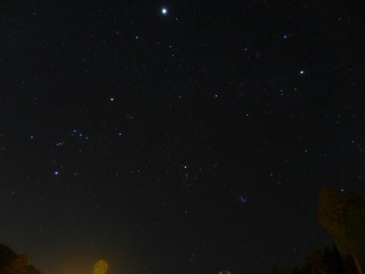 オリオン、ヒアデス、すばるとぎょしゃ座