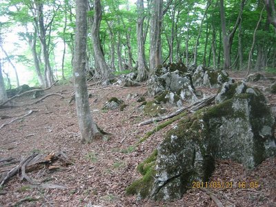 近江高天原のイワクラ