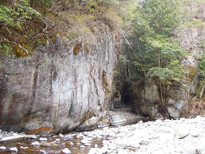 鍛冶屋谷の出合。
