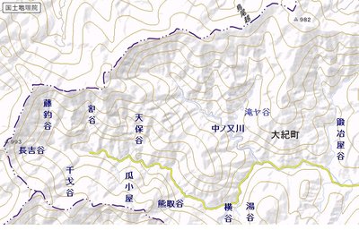 奥伊勢の谷名とか。<br />最近メモを散逸したりしているので、ここに書き留めておこう(^^)