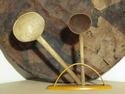 今回の杓子とグーさんからいただいた杓子