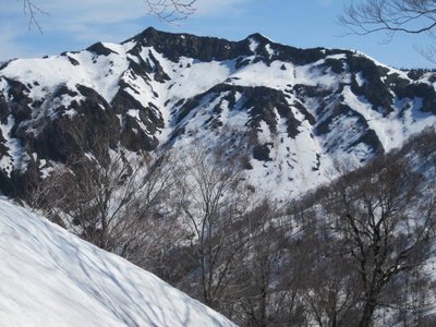 冬瓜平から笈ヶ岳