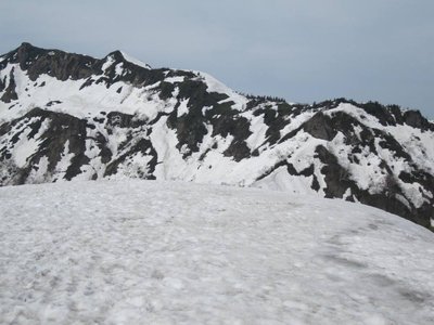 シリタカ山からの笈ヶ岳