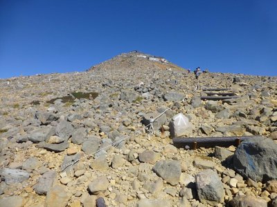 八丁ダルミの登山道の様子